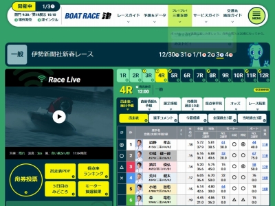 ボートレース津 参考情報